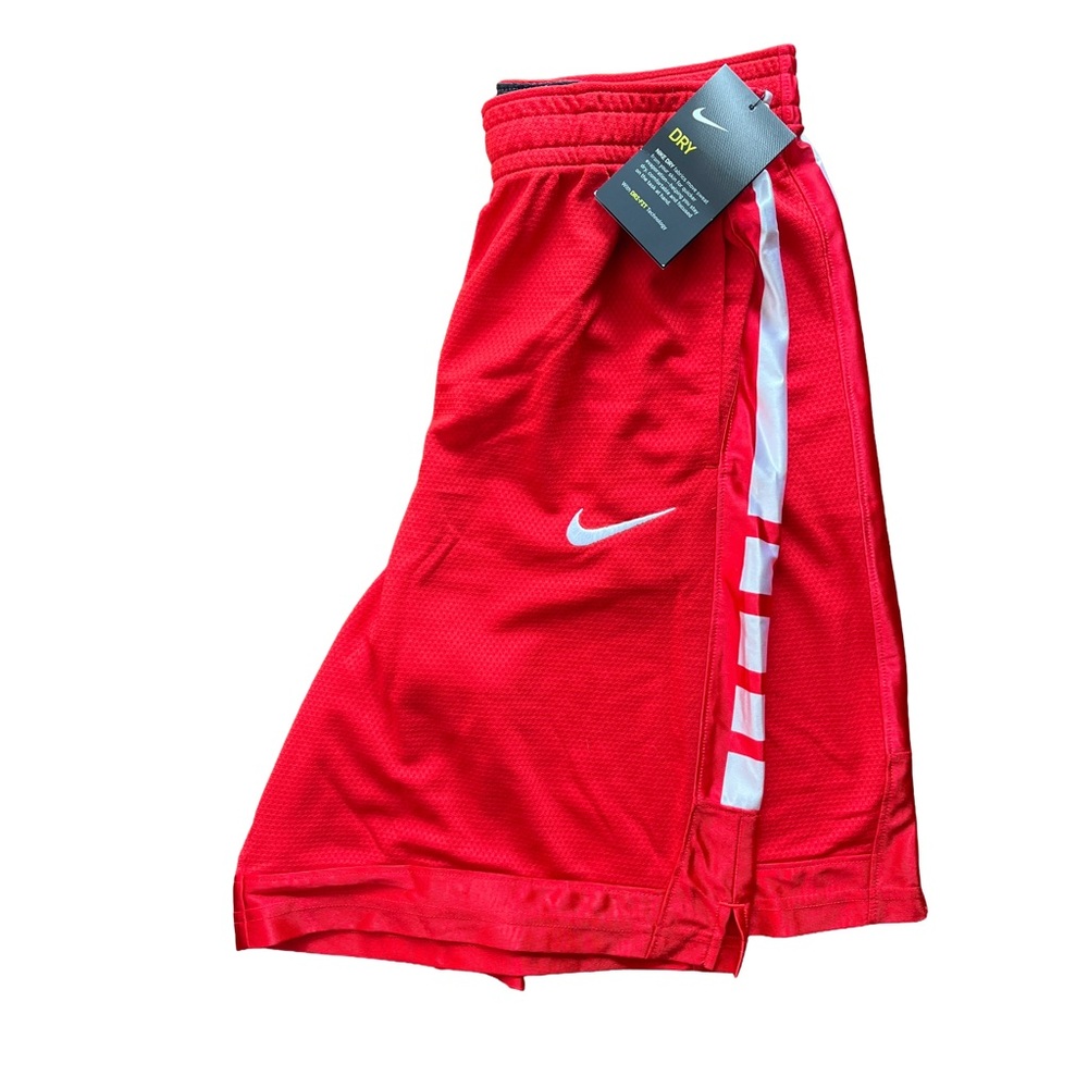 Nike Boys Elite Dri-Fit Stripe Basketball University Red/White Size XL